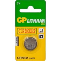 Батарейка литиевая GP CR2032 3В дисковая 1шт