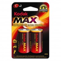 Батарейки алкалиновые Kodak MAX Super Alkaline C LR14 1.5В 2шт
