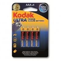 Батарейки алкалиновые Kodak ULTRA PREMIUM AAA LR03 1.5В 4шт
