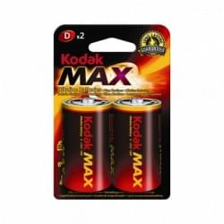 Батарейки алкалиновые Kodak Max D LR20 1,5В 2шт