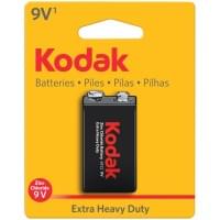 Батарейка солевая крона Kodak Extra Heavy Duty 6F22 9В 1шт