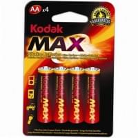 Батарейки алкалиновые Kodak Max AA LR6 1,5В 4шт