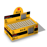 Батарейки алкалиновые Kodak XTRALIFE ALKALINE AA LR6 1.5В 60шт 