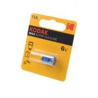 Батарейка алкалиновая Kodak MAX Super Alkaline A11 10.2х16.5мм 6В 1шт 