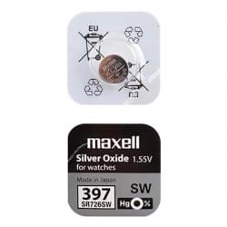 Батарейка для часов Maxell SR726SW 397 1,55В дисковая 1шт