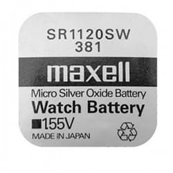 Батарейка для часов Maxell SR1120SW 381 1,55В дисковая 1шт