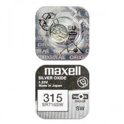 Батарейка для часов Maxell SR716SW 315 1,55В дисковая 1шт