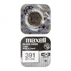 Батарейка для часов Maxell SR1120W 391 1,55В дисковая 1шт