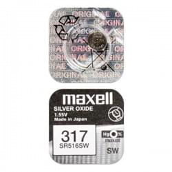 Батарейка Maxell SR516SW 317 1,55В дисковая 1шт