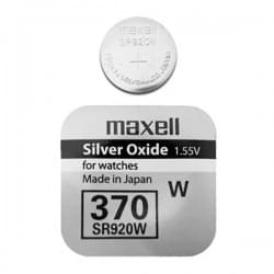 Батарейка для часов Maxell SR920W 370 1,55В дисковая 1шт