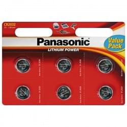 Батарейка литиевая Panasonic Lithium Power CR2025 3В дисковая 6шт