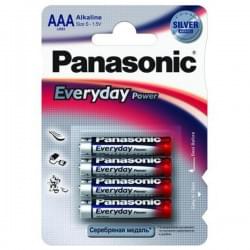 Батарейки алкалиновые Panasonic Everyday Power AAA LR03 1,5В 4шт