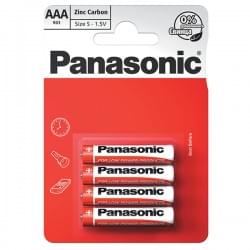Батарейки солевые Panasonic Zinc Carbon AAA R03 1,5В 4шт