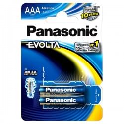 Батарейки алкалиновые Panasonic Evolta LR03EGE/2BP AAA LR03 1,5В 2шт