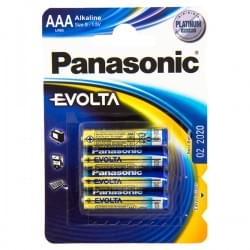 Батарейки алкалиновые Panasonic Evolta LR03EGE/4BP AAA LR6 1,5В 4шт