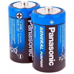 Батарейки солевые Panasonic General Purpose D R20 1,5В 24шт