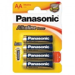 Батарейки алкалиновые Panasonic Alkaline Power AA LR6 1,5В 4шт