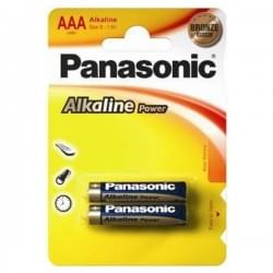 Батарейки алкалиновые Panasonic Alkaline Power AAA LR03 1,5В 2шт