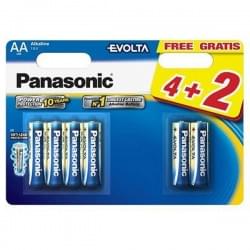 Батарейки алкалиновые Panasonic Evolta LR6EGE/6BW AA LR6 1,5В 6шт