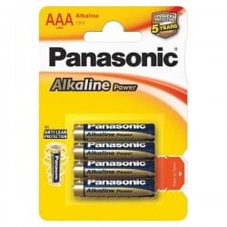 Батарейки алкалиновые Panasonic Alkaline Power AAA LR03 1,5В 4шт