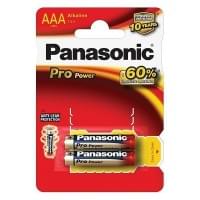 Батарейки алкалиновые Panasonic Pro Power AAA LR03 1,5В 2шт