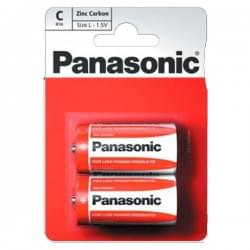 Батарейки солевые Panasonic Zinc Carbon C LR14 1,5В 2шт