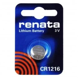 Батарейка RENATA CR1216 3В дисковая литиевая 1шт