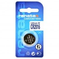 Батарейка RENATA CR2016 3В дисковая литиевая 1шт