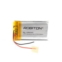 Аккумулятор Li-Pol Robiton LP602945 литий-полимерный 3.7 В плоский 800 мАч размер 6х29х45 мм с защитной платой