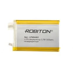 Аккумулятор литий-полимерный Li-Pol Robiton 464461UN 3,7В 1300мАч (без защиты) 1шт