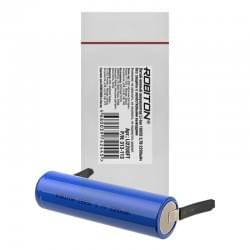 Литиевый аккумулятор 18650 Li-Ion Robiton LI2200FT 3,7В 2200мАч без защиты с лепестками выводами CNR