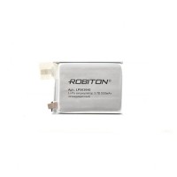 Аккумулятор Li-Pol Robiton LP503040UN литий-полимерный 3.7 В плоский 550 мАч размер 5х30х40 мм без защитной платы