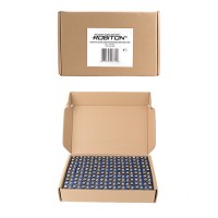 Батарейки алкалиновые (щелочные) ROBITON ALKALINE STANDARD 13805, 6LR61, Крона, 9В, упаковка 100шт