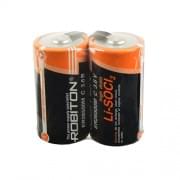 Специальная литиевая высокотоковая батарейка Li-SOCl2 Robiton ER26500 C с лепестковыми выводами 6500 мАч 3,6В 2шт