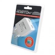 Блок питания USB ROBITON USB2400/TWIN, 13909, 2400 мА, 2 USB выхода  