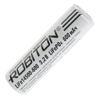 Аккумулятор LiFePO4 литий железофосфатный Li-Ion Robiton 14500 600мАч 3,2мАч