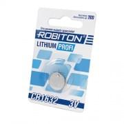 Батарейка плоская литиевая 3V CR1632 Robiton R-CR1632-BL1 13054 упаковка 1шт 