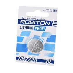 Батарейка плоская литиевая 3V CR2320 Robiton R-CR2320-BL1 14628 упаковка 1шт 