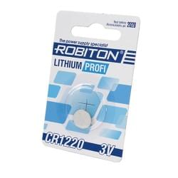 Батарейка плоская литиевая 3V CR1220 Robiton R-CR1220-BL1 13058 упаковка 1шт 