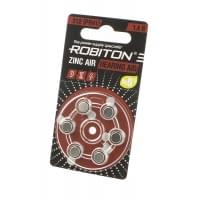 Батарейки для слуховых аппаратов Robiton 312 PR41 1,45В 6шт Япония