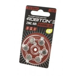 Батарейки для слуховых аппаратов Robiton 312 PR41 1,45В 6шт 
