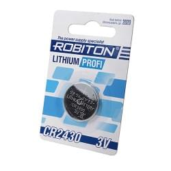 Батарейка плоская литиевая 3V CR2430 Robiton R-CR2430-BL1 13053 упаковка 1шт 