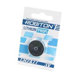Батарейка плоская литиевая 3V CR2477 Robiton R-CR2477-BL1 17454 упаковка 1шт 