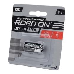 Литиевая батарейка Li-MNO2 Robiton CR2 3В
