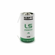 Специальная литиевая батарейка Saft LS 26500 CNR 7700 мАч 3.6 В размер C  лепестковые выводы