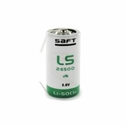 Специальная литиевая батарейка Saft LS 26500 CNR 7700 мАч 3.6 В размер C  лепестковые выводы