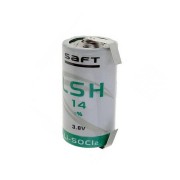 Специальная литиевая батарейка Saft LSH 14  CNR 3.6 В 5800 мАч C 26500 с лепестковыми выводами