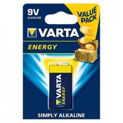 Батарейка Varta 4122 Energy 9В Крона щелочная 1шт