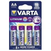 Батарейки Varta 6106 Ultra Lithium AA 1,5В литиевые 4шт