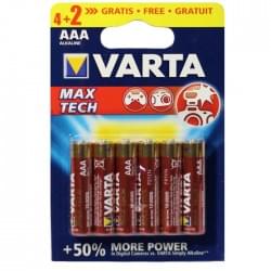Батарейки Varta 4703 Longlife Max Power AAA 1,5В щелочные 6шт
